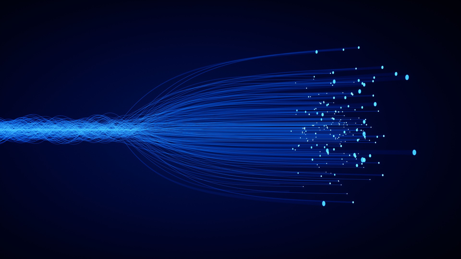 Fiber Optics Abstract Technology Background
